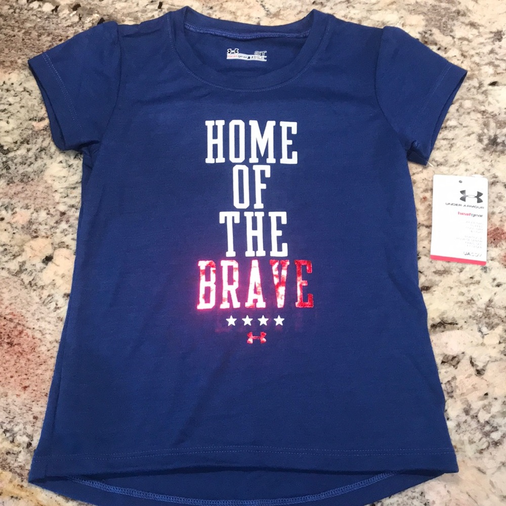 NWT Under Armour tee shirt, 3T